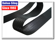 Polyester Lashing Webbing Black Webbing Straps 6600# BS 300 Foot Roll