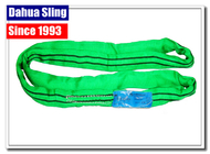 Industrial Endless Round Slings 2 Ton Green For Large Steel Bars Eco Friendly
