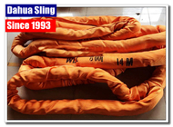 50 Ton - 600 Tons Heavy Duty Lifting Slings With Seamless Tubular Cover