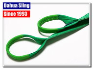 EN 1492 Standard Eye To Eye Sling , 1 Meter Polyester Webbing Slings OEM Avaliable