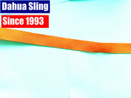 Orange Polyester Webbing Roll For Lashing Straps High Breaking Strength