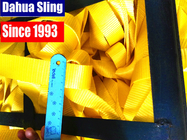 Yellow Polyester Webbing Roll For Transportation , 50mm Webbing Straps