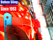CE 25mm Red Polyester Webbing Roll For Flat Sling Belt Safety Factor 6