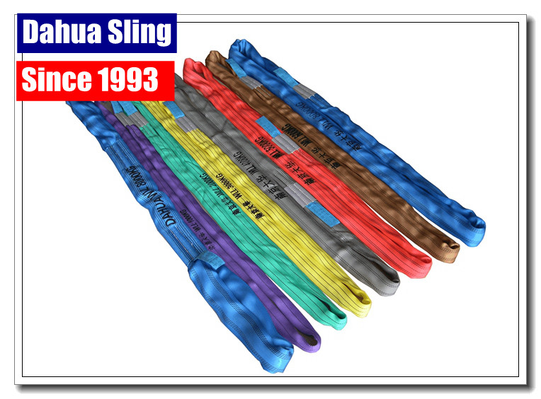 Collapsible Endless Round Slings Customized Length Anti Abrasion