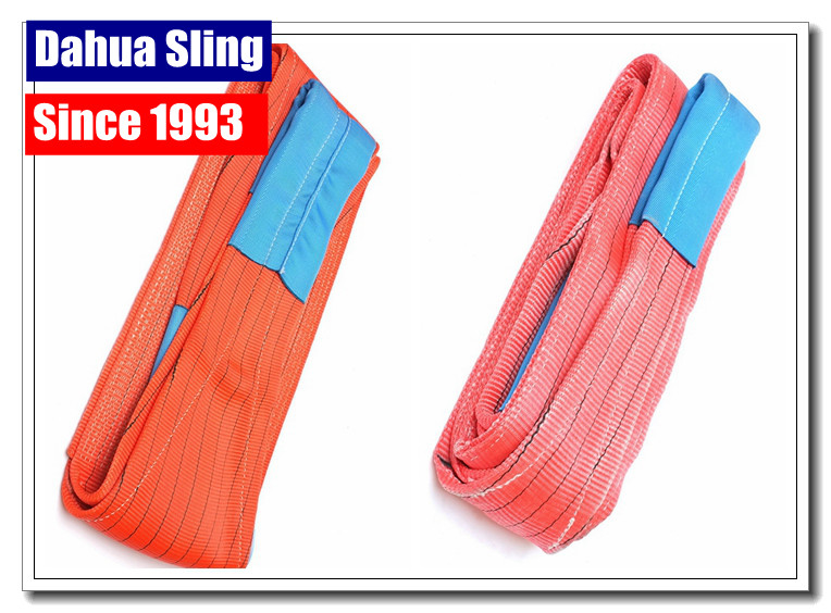 Customized Length Crane Lifting Slings , Industrial Lifting Straps 5000kg Capacity