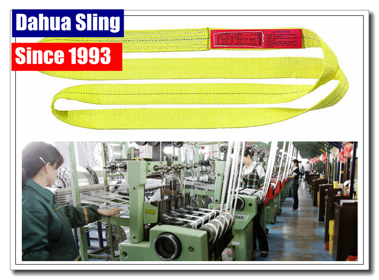 Heavy Duty Lifting Slings Endless Loop - Type Boat Lift Straps Smooth Surface