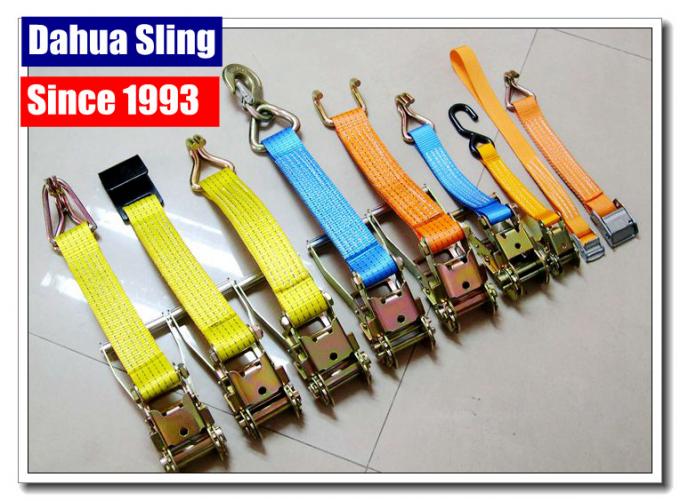 Vinyl S Hook & Soft Loop Ladder Rack Ratchet Straps / Ladder Rack Tie