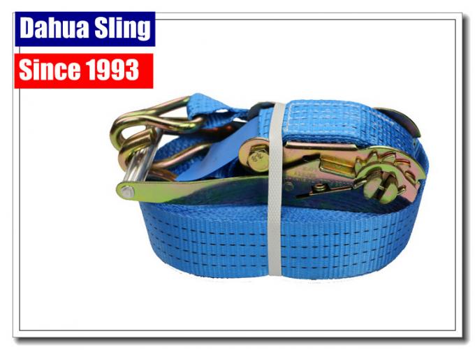 Black / Silver Ratchet Strap Hooks C / W Hook For Keeper Lashing Strap