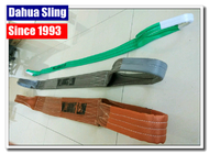 Low Elongation Custom Lifting Straps , Double Layer Lifting Web Slings