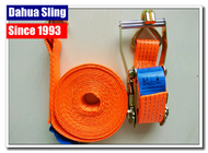 Truck Trailer Ratchet Strap Parts Heavy Duty Lashing Straps With Two Parts