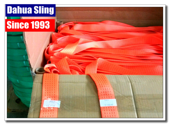 Blue Lashing Webbing Lashing Tape With High Breaking Strength OEM Avaliable