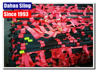 Lightweight Red Lashing Webbing Straps With Hooks 300 Foot Per Roll