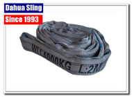 High Tensile Black Lifting Straps , Nylon Round Sling Endless Type 26,400 WLL