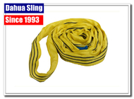 Color Coded Adjustable Lifting Straps , Rock Lifting Sling Less Rigging Weight
