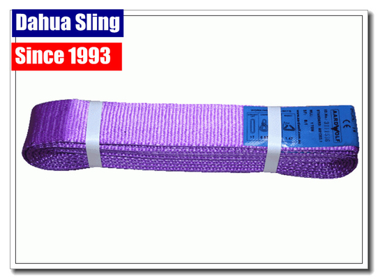 Eye And Eye 2 Ton Lifting Straps , Engine Lifting Straps 3000KG Working Load