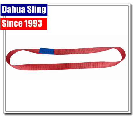 Large Capacity Long Green Lifting Straps , Certified Disposable Lifting Slings