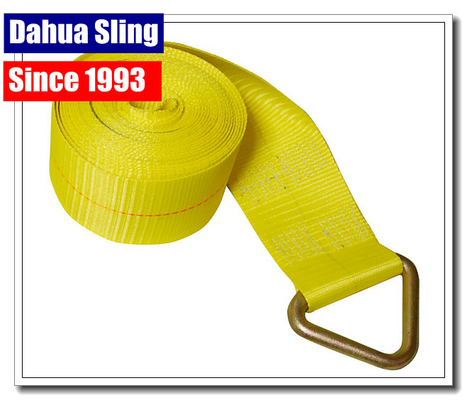 5670 Lb Winch Extension Strap With Delta Ring Assembly 4&quot; X 27&quot; OEM Avaliable