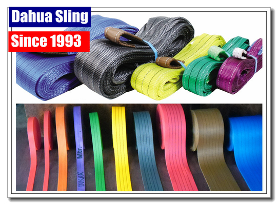 Personalized 2 Layer Flat Lifting Slings Soft For Heavy Business Recyclable