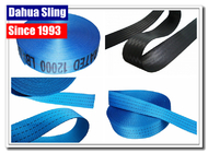 Lightweight Polyester Sling Webbing Roll , Blue Bulk Strap Webbing Multifunctional