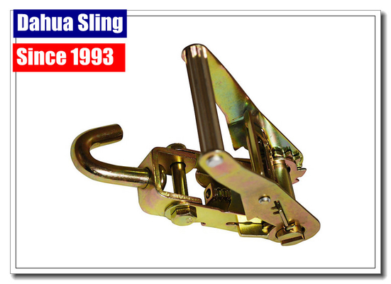 Heavy Duty Long Ratchet Strap Handle With Swivel Hook For Small Ratchet Straps