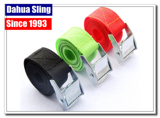 1" 5mm 1000kg Cam Buckle Straps With S Hook Endless Loop Ratchet Strap