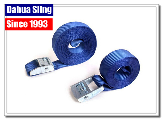 1" 5mm 1000kg Cam Buckle Straps With S Hook Endless Loop Ratchet Strap