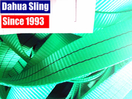 2 Ton Green Polyester Sling Webbing For Heavy Duty Lifting 100ft / roll