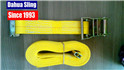 2"X12' E Track Ratchet Tie Down Straps With Van Rachet W- 4' Short End Assembled