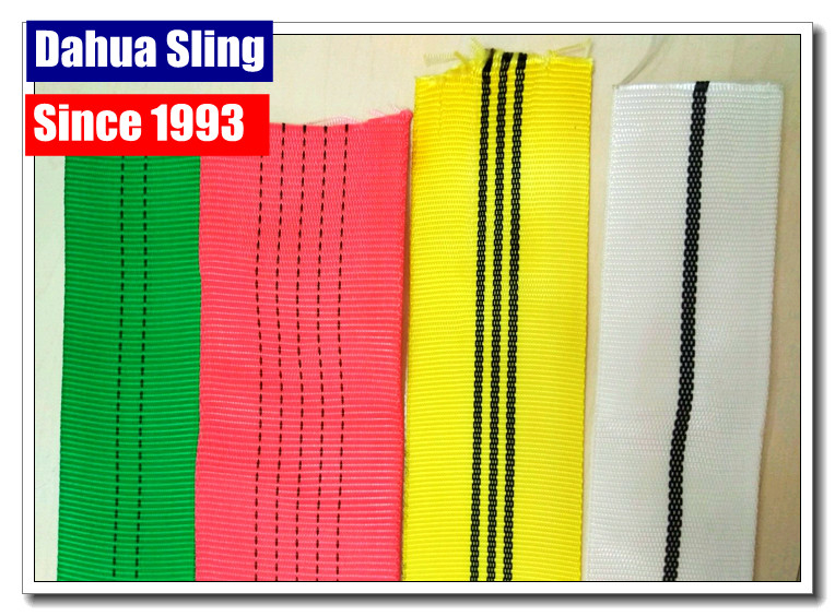 8 Inches Polyester Webbing Roll For Lashing Straps High Breaking Strength