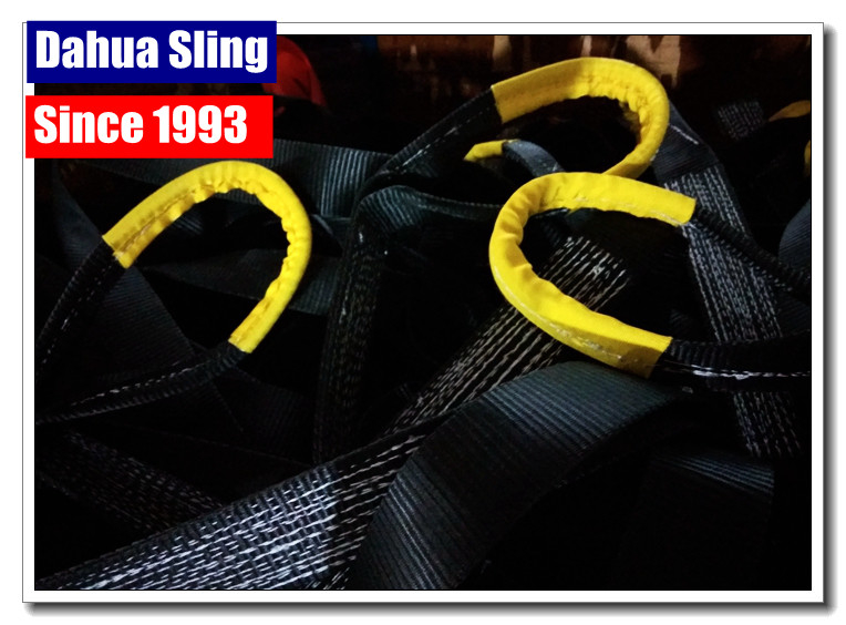 3 Inches Yellow Recovery Tow Straps 30000lb Long Tow Truck Tie Down Straps
