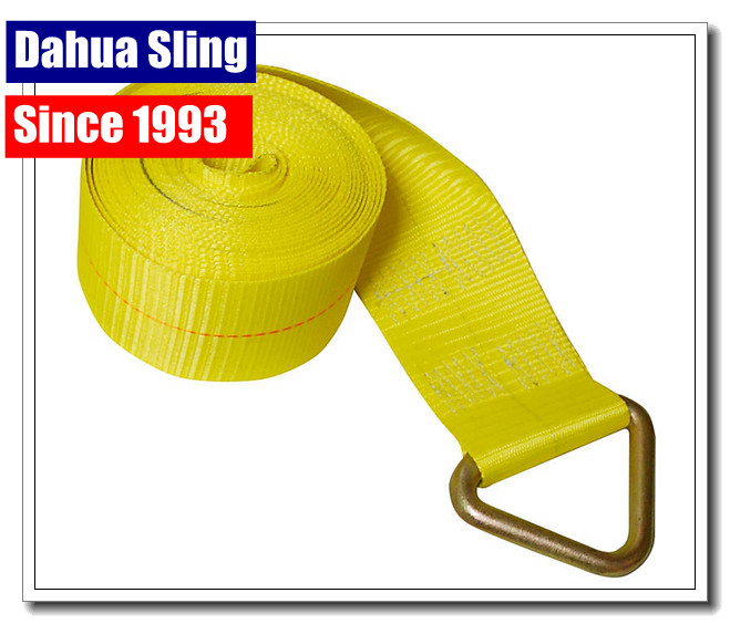 5670 Lb Winch Extension Strap With Delta Ring Assembly 4" X 27" OEM Avaliable