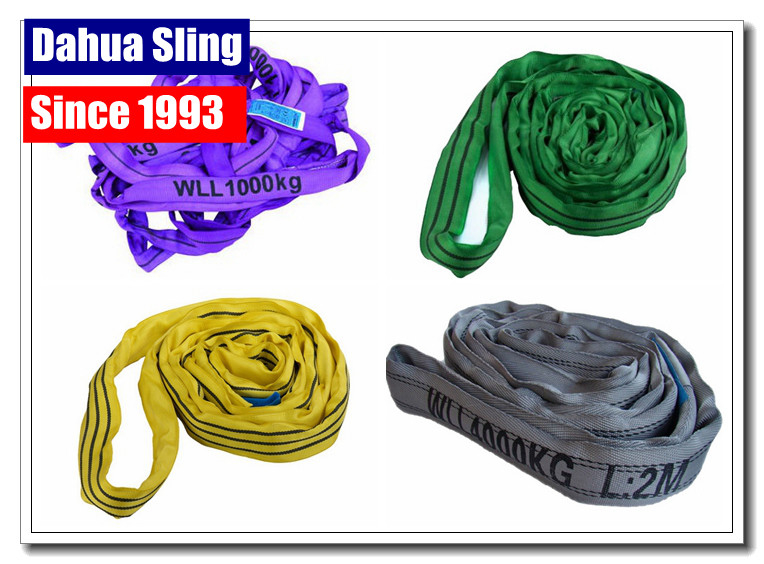 High Strength Disposable Endless Round Slings For Tubing &amp;  Pipe Industry