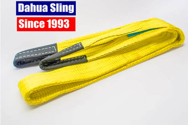 High Tensile Polyester Flat Lifting Sling Rigging Lifting Strap With Safety Factor 6:1