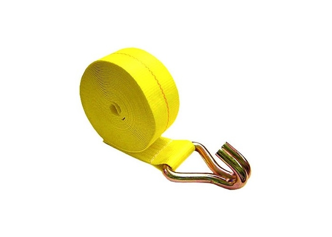 20 Feet Replacement Winch Strap With Wire Hook , Flatbed Trailer Winch Strap 0