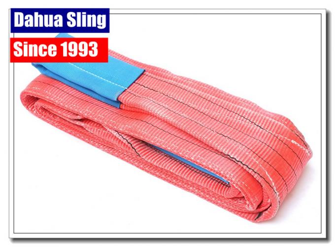 Customized Length Crane Lifting Slings , Industrial Lifting Straps