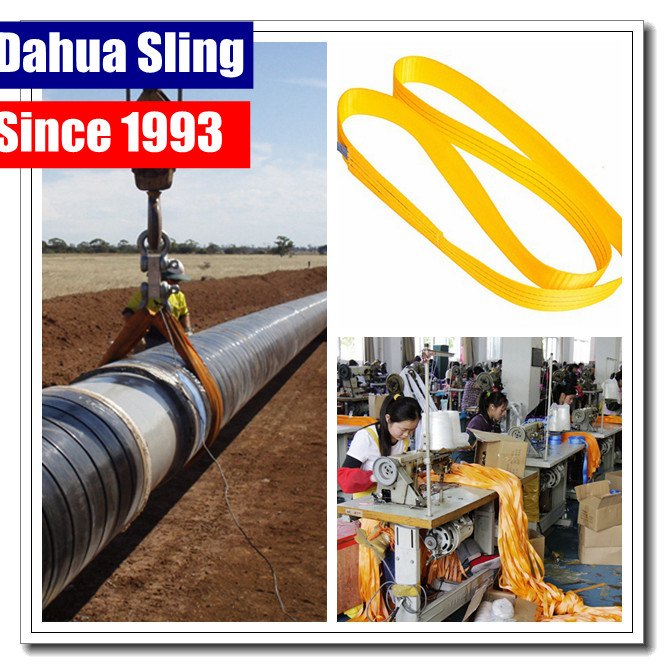 Heavy Duty Lifting Slings Endless Loop - Type Boat Lift Straps Smooth Surface 0